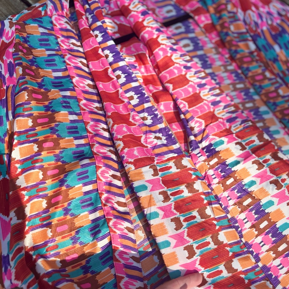 Vintage Multicolor Halter Jumpsuit with Wide Legs - Picture 15 of 15